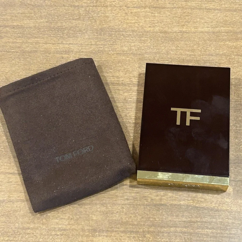 Tom Ford Eye Color Quad Creme Ember Bronze 0.18oz 5.2g Shimmer Glitter Eyeshadow